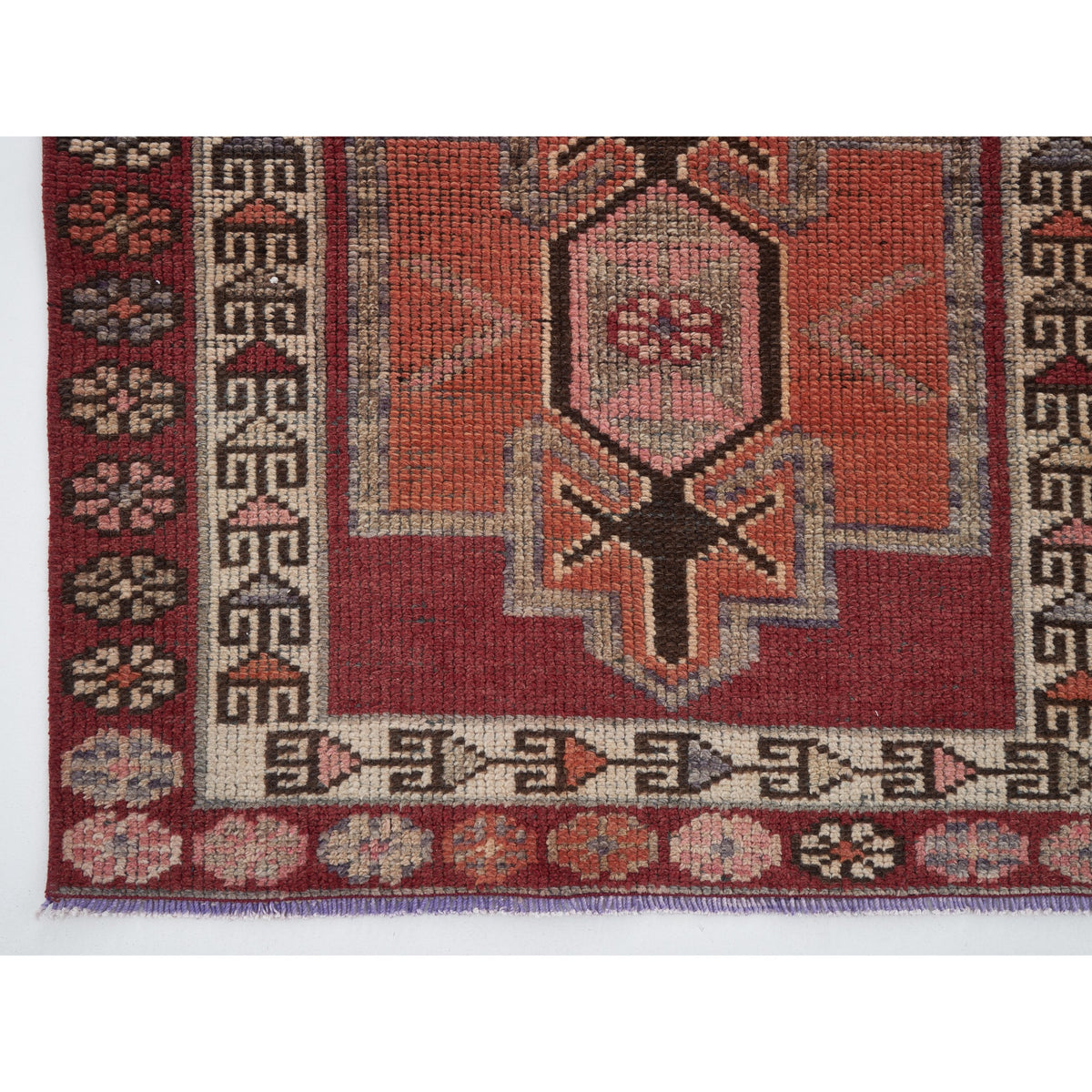 - (2'9" x 14'6") Vintage Oushak Runner Rug