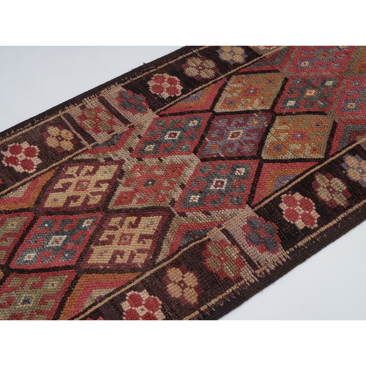 - (2'10" x 13') Vintage Oushak Runner Rug