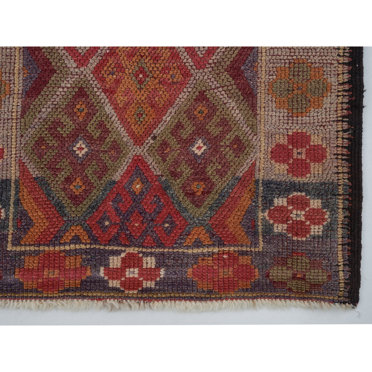 - (2'10" x 13') Vintage Oushak Runner Rug