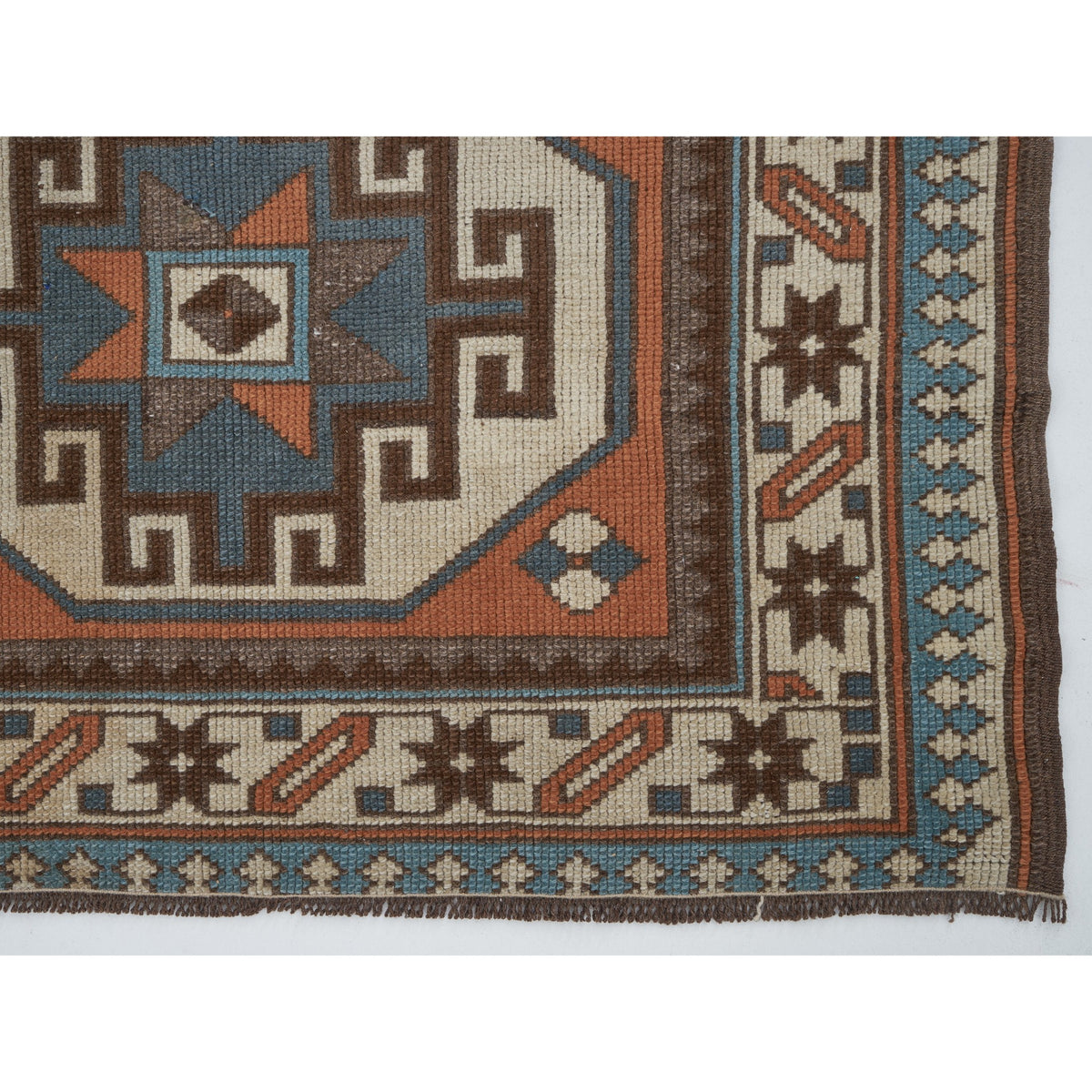 Tavuan - (3'3'' x 3'9'') Vintage Turkish Rug