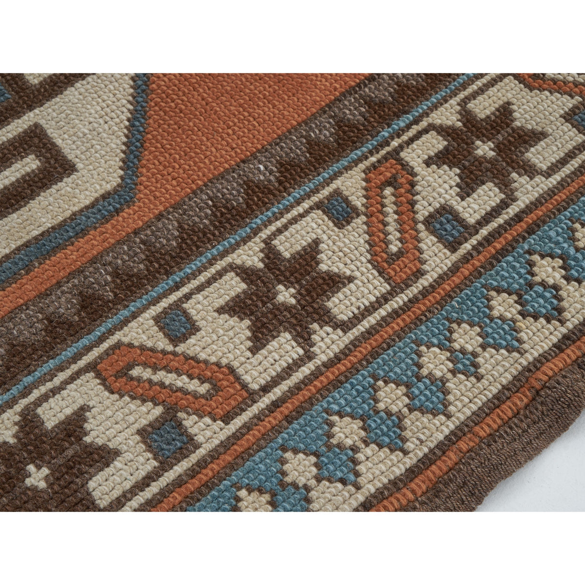 Tavuan - (3'3'' x 3'9'') Vintage Turkish Rug