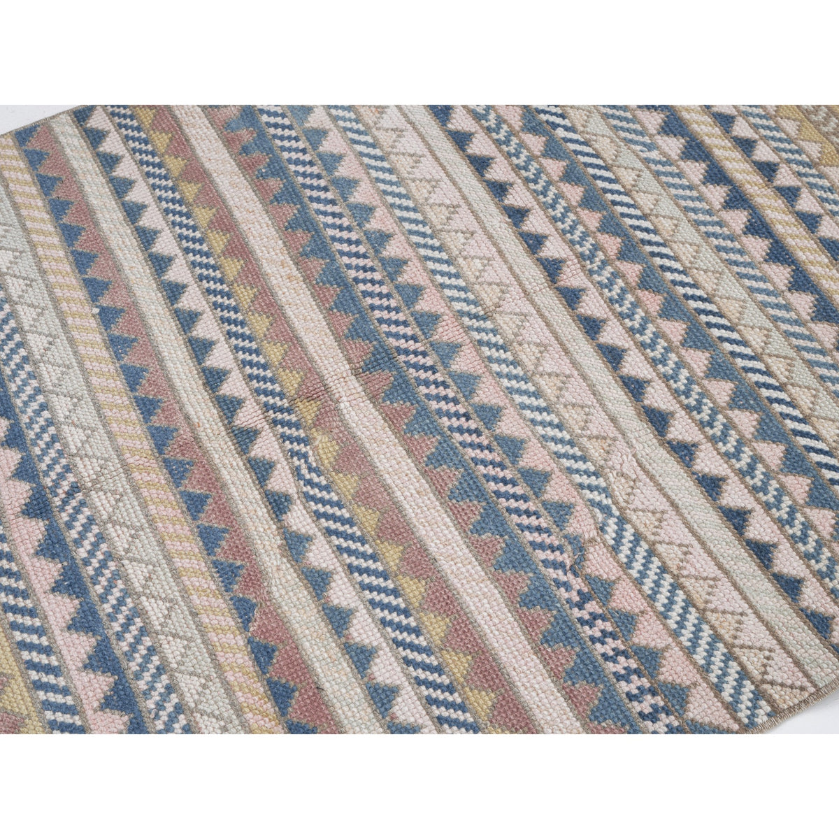 - (3'1" x 6'11") Vintage Oushak Runner Rug