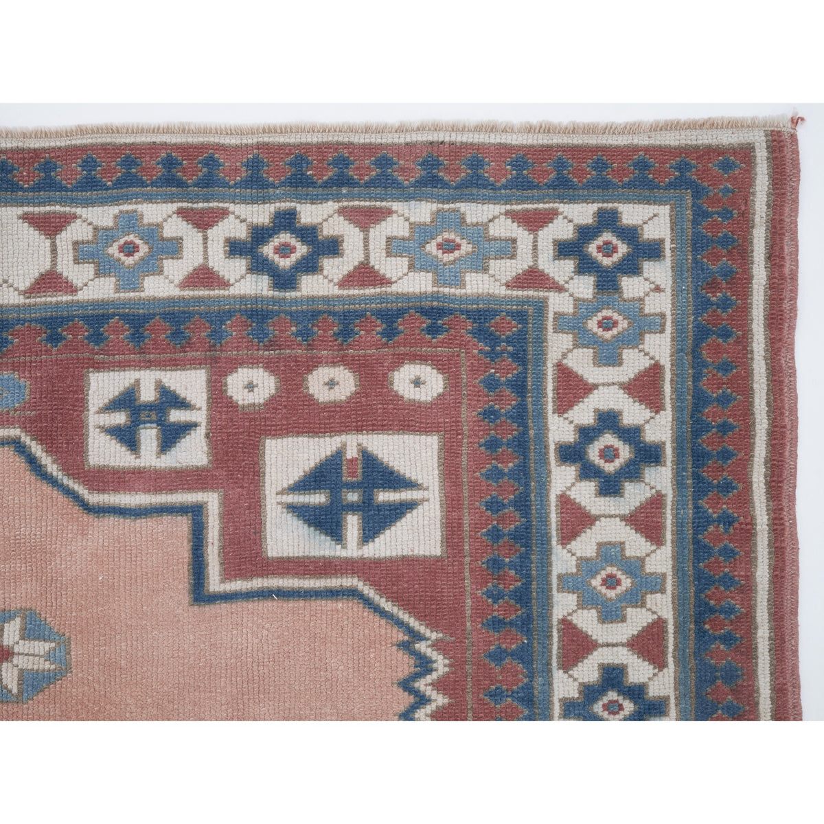 Caiguna - (4'5'' x 6'4'') Vintage Turkish Rug