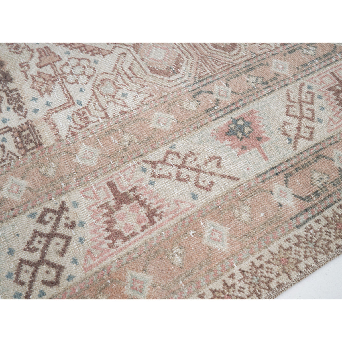 Mareba - (6'3'' x 9'3'') Vintage Turkish Rug