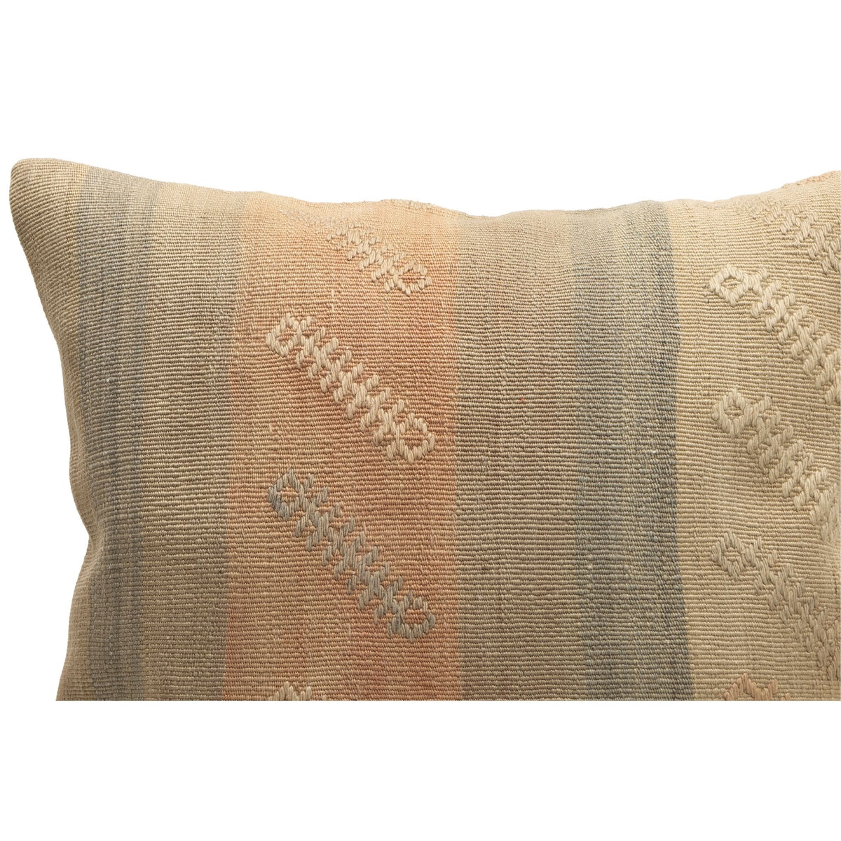 Handmade Neutral Throw Pillow Cover 20" x 20"