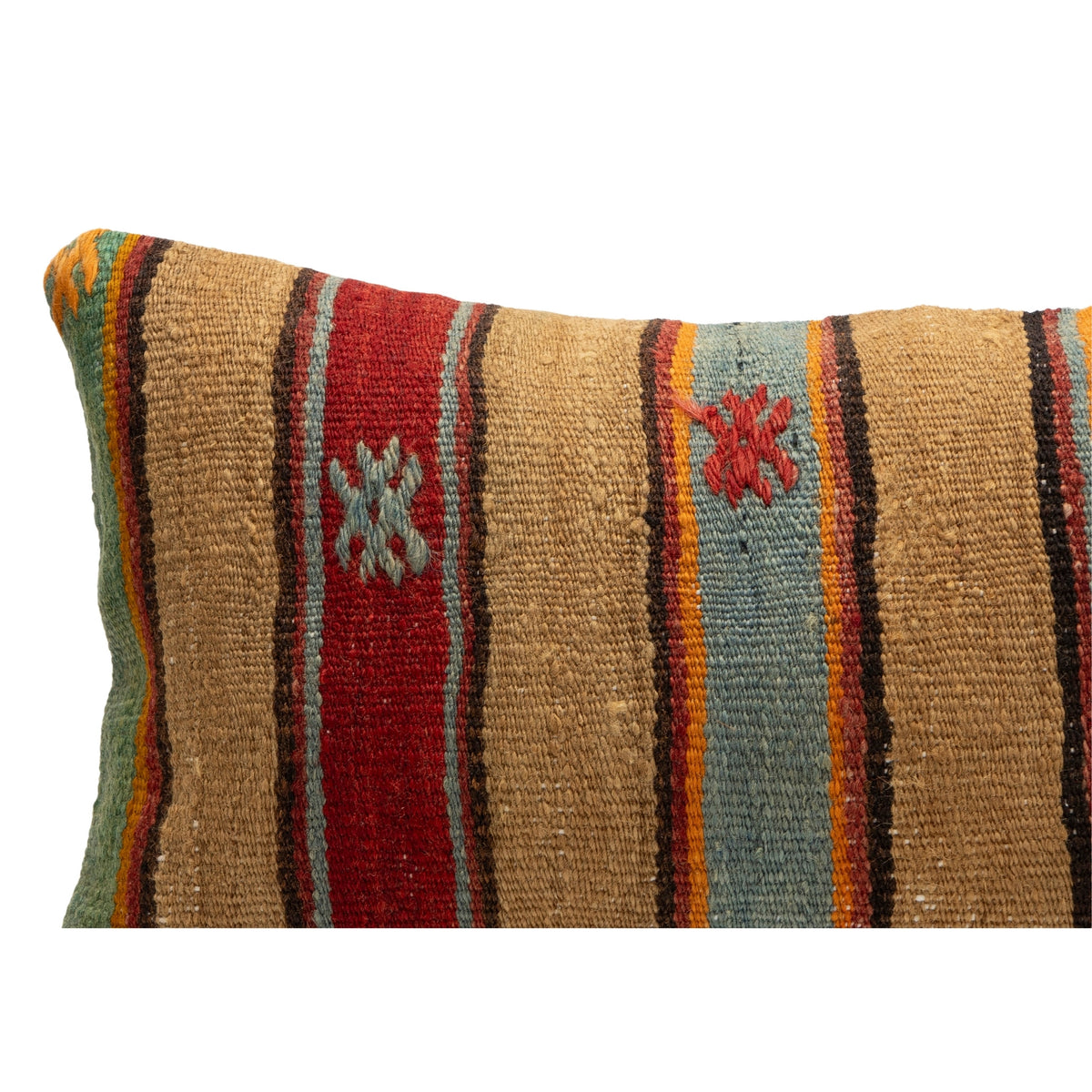 Authentic Striped Kilim Pillow Case 12" x 20"