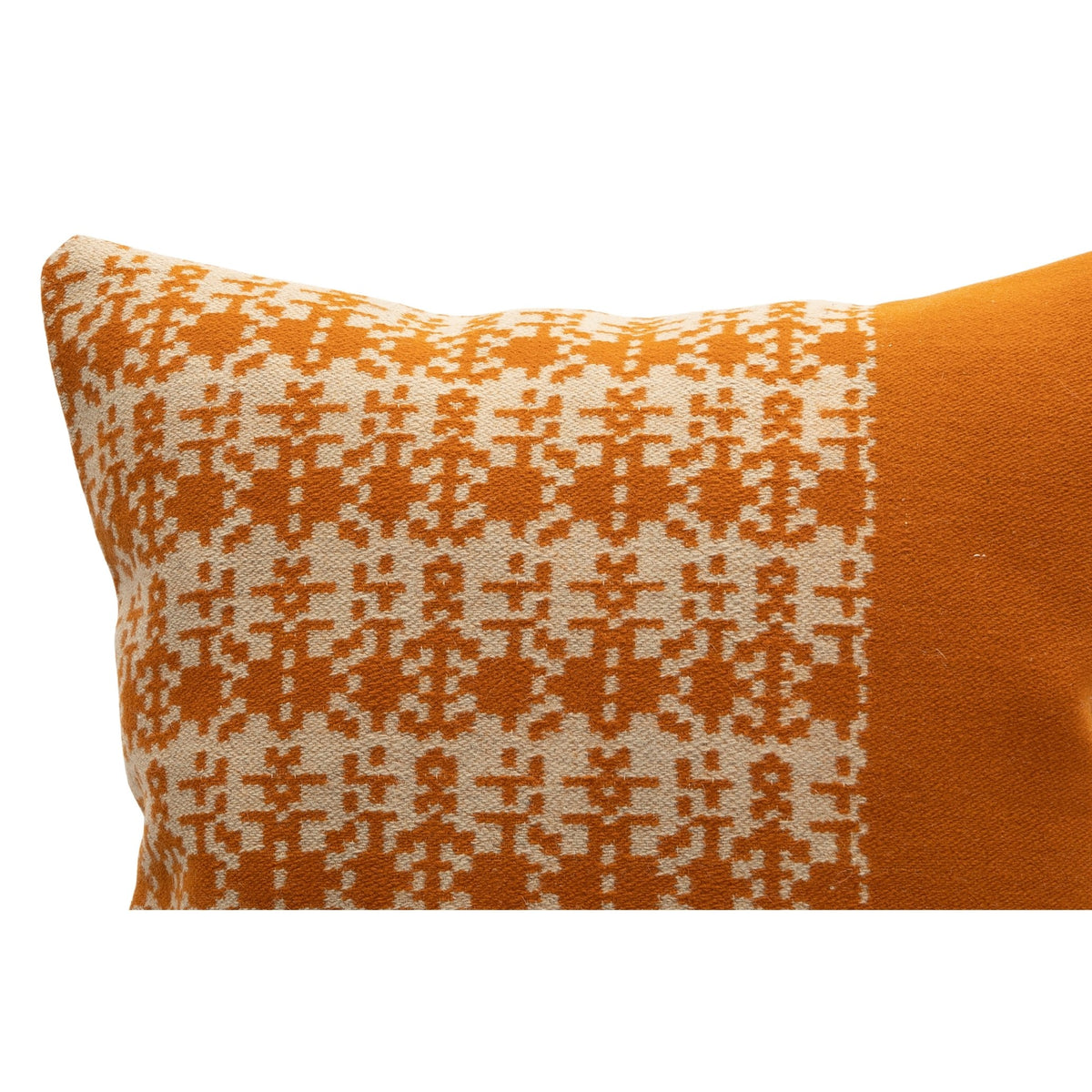 Orange Handwoven Kilim Pillow Cover 20" x 20"