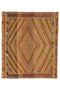 (3'5'' x 4'1'') Handwoven Vintage Kilim Rug