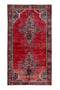 3'11" x 7'5" Handmade Vintage Area Rug