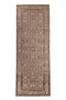 3'7" x 10'7" Neutral Vintage Runner Rug