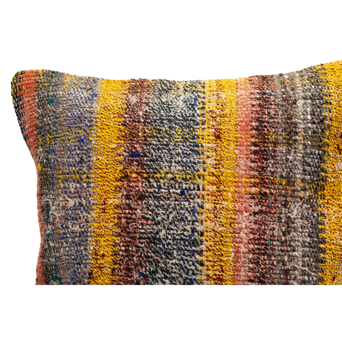 Handwoven Vintage Kilim Pillow Case 16" x 16"