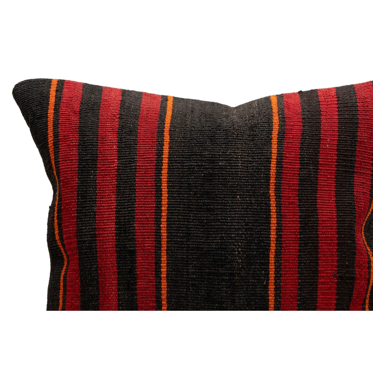 Vintage Striped Kilim Throw Pillow Case 16" x 16"