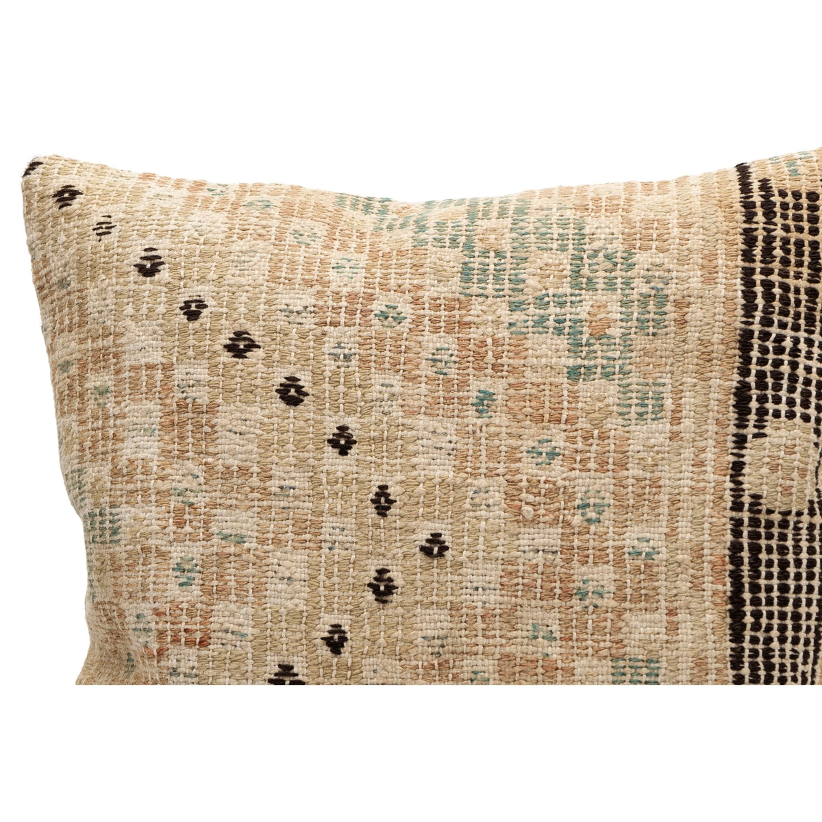 Handwoven Kilim Throw Pillow Cover 16" x 16"