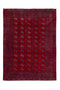 9'6" x 12'9" Vintage Turkoman Oversize Red Rug