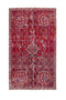 3'3" x 5'7" Small Red Vintage Area Rug