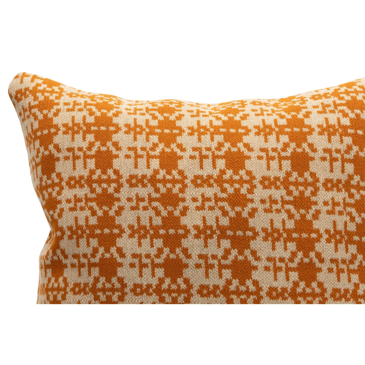 Orange Handwoven Kilim Pillow Cover 20" x 20"