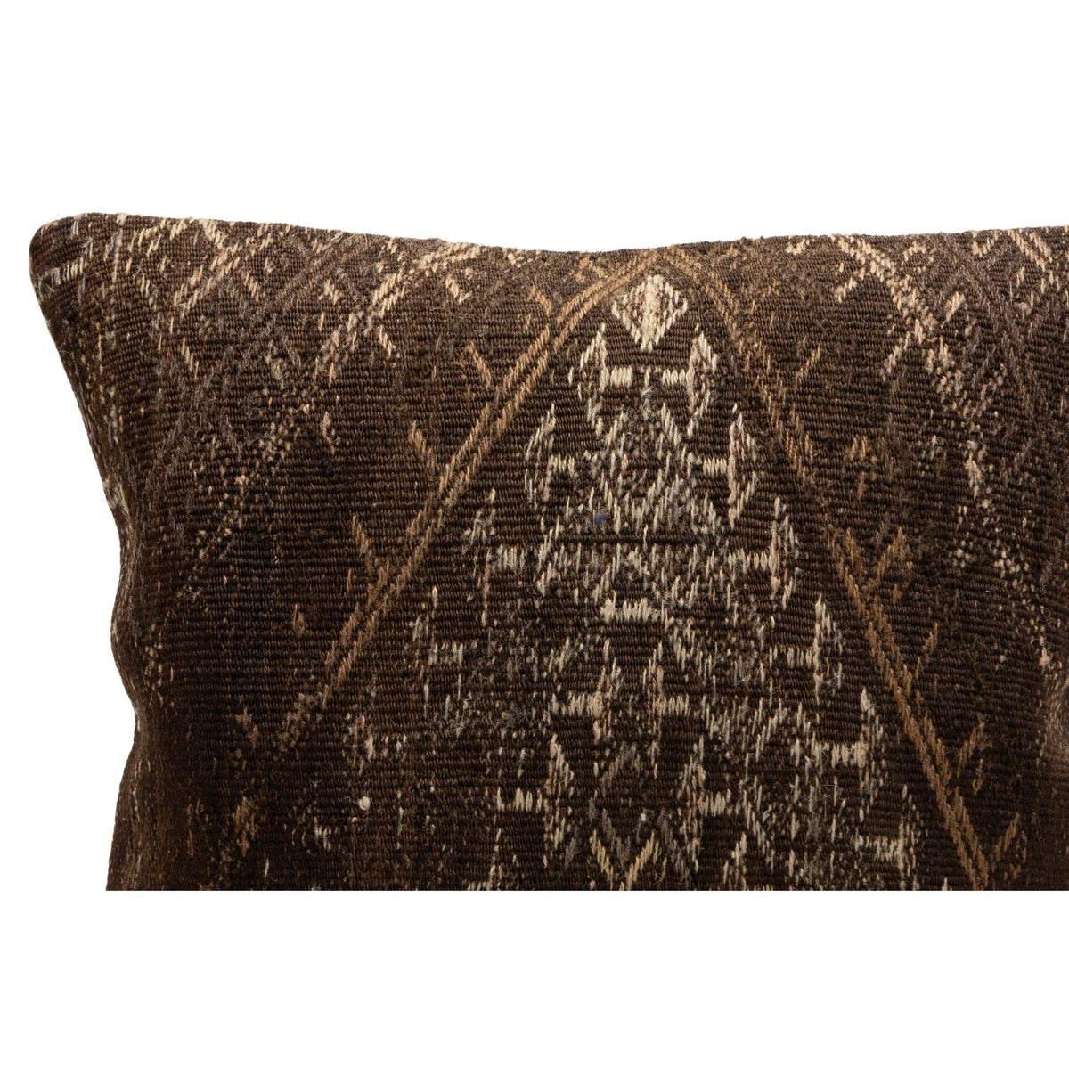 Authentic Neutral Kilim Cushion Cover 16" x 16"