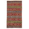 Turkish vintage handmade kilim rug