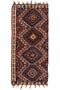 (3'3'' x 7'1'') Handwoven Vintage Kilim Rug