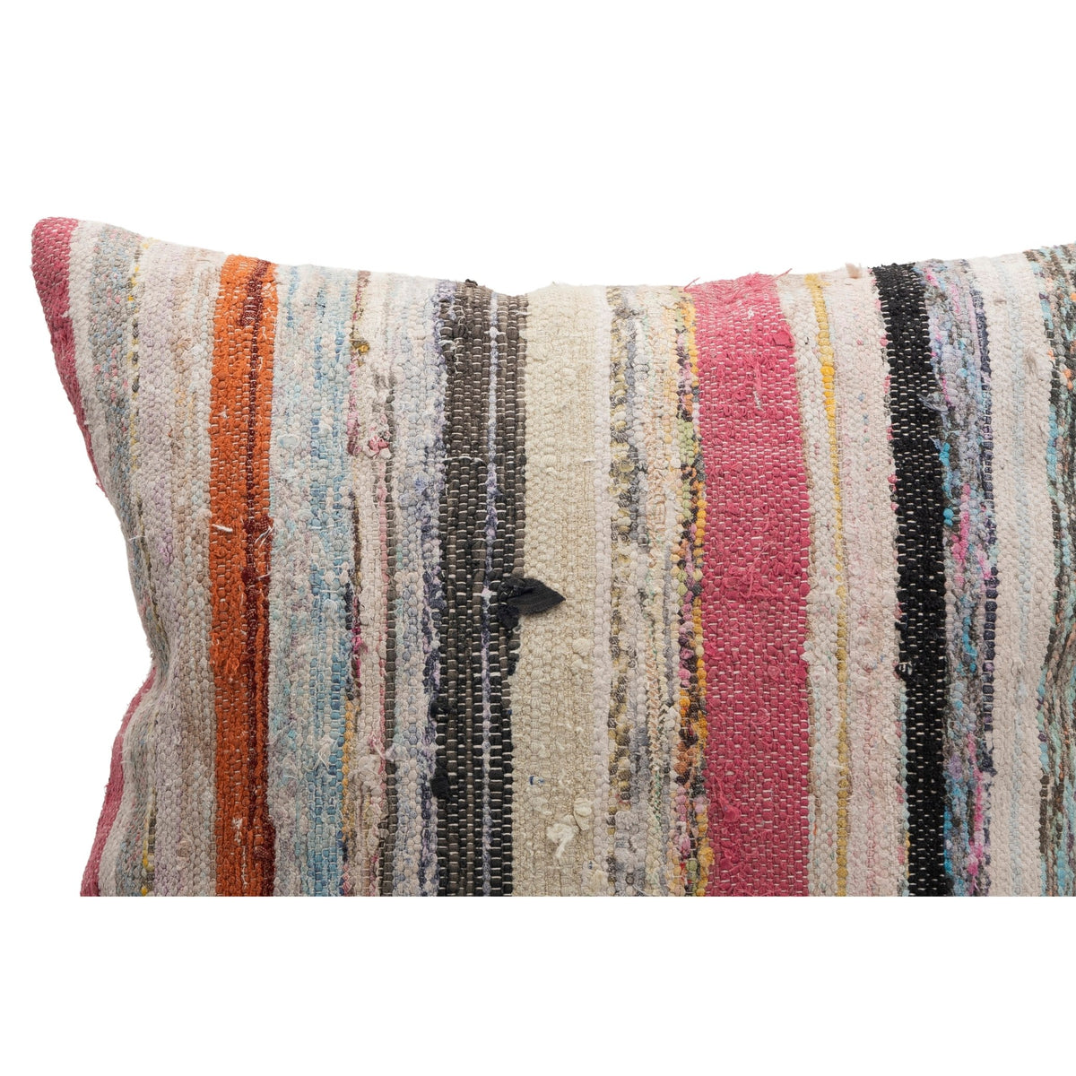 24" x 24" Striped Handmade Kilim Pillow Cover