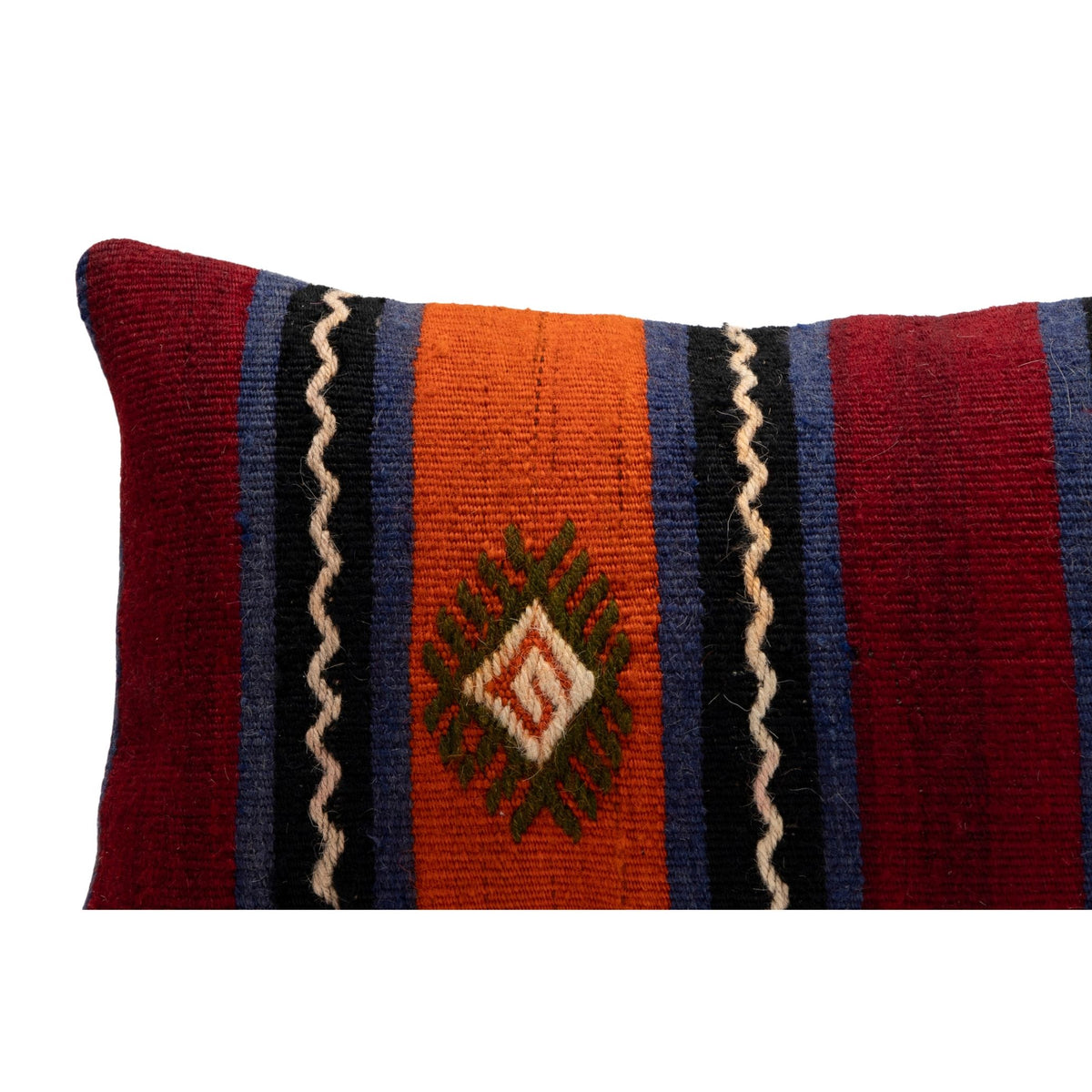 Authentic Colorful Kilim Pillow Case 12" x 20"