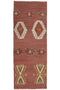 (1'11'' x 4'11'') Handwoven Vintage Kilim Rug