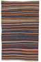 (4'2'' x 6'6'') Handwoven Vintage Kilim Rug