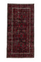4'9" x 9'10" Vintage Handwoven Red Medium Rug