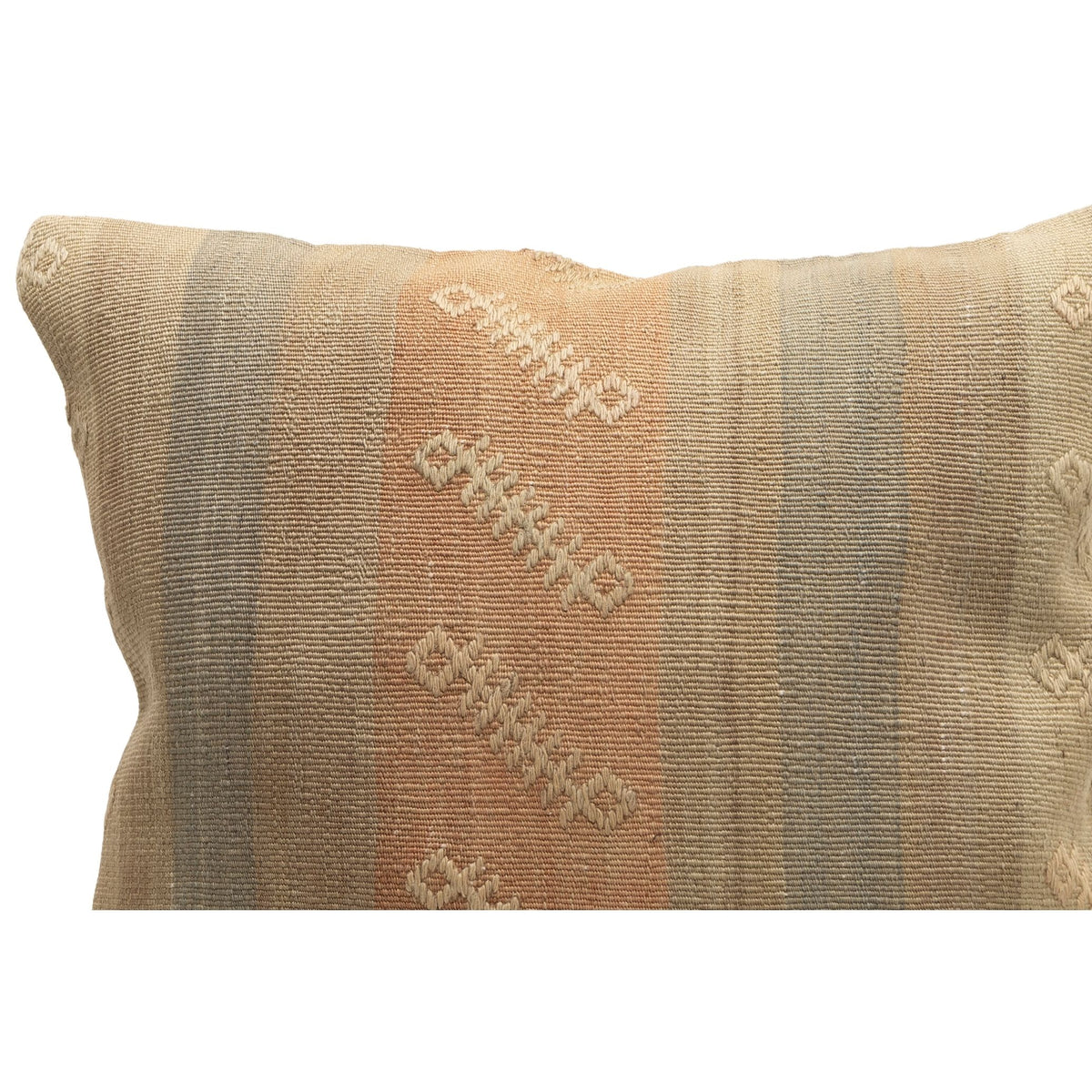 Handmade Neutral Throw Pillow Cover 20" x 20"