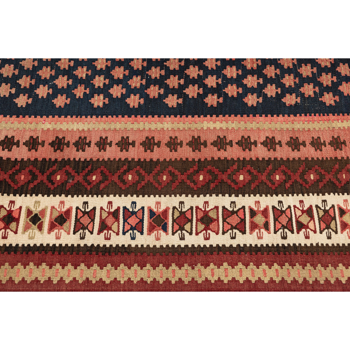 Santilia - (5'2'' x 13'7'') Vintage Turkish Kilim Runner