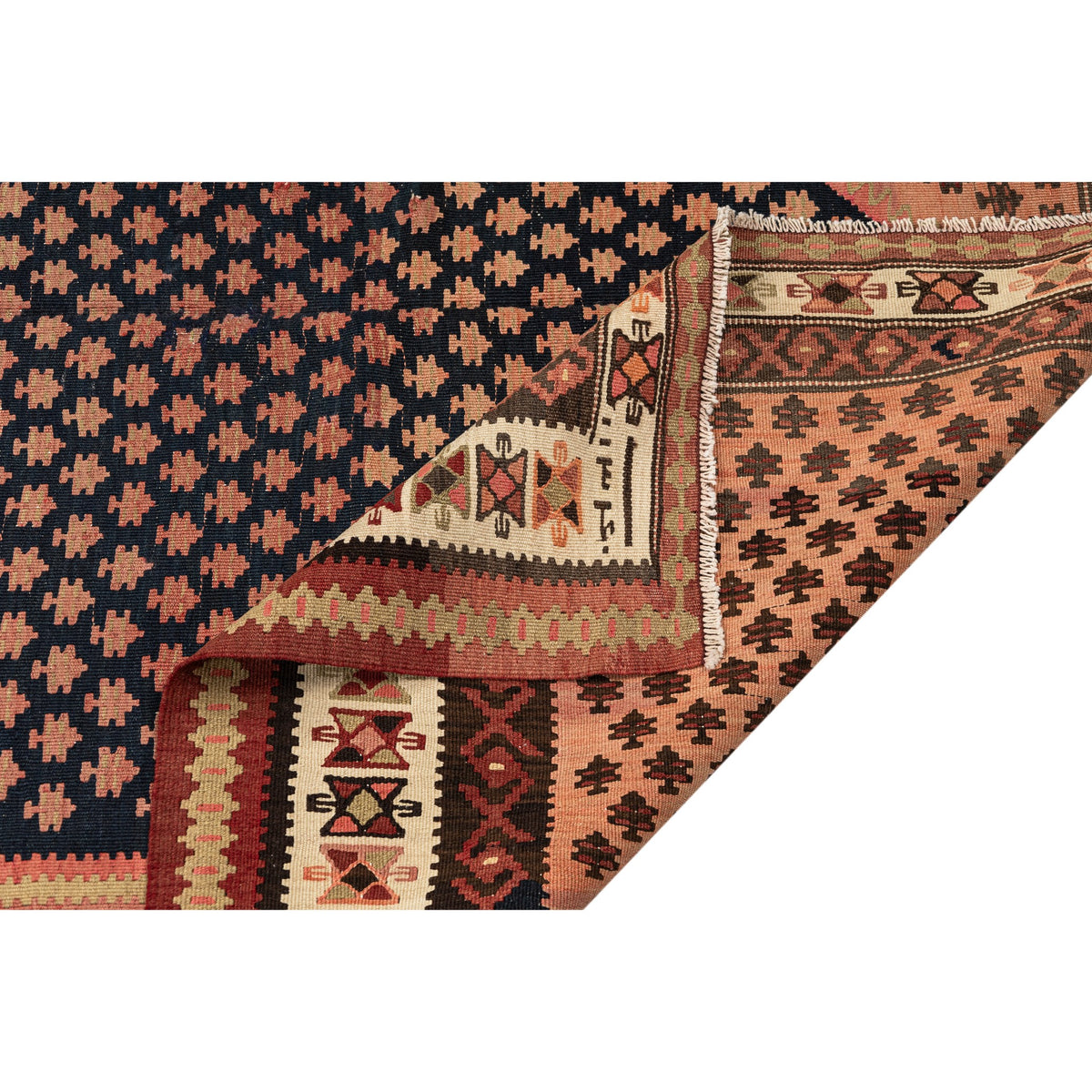 Santilia - (5'2'' x 13'7'') Vintage Turkish Kilim Runner