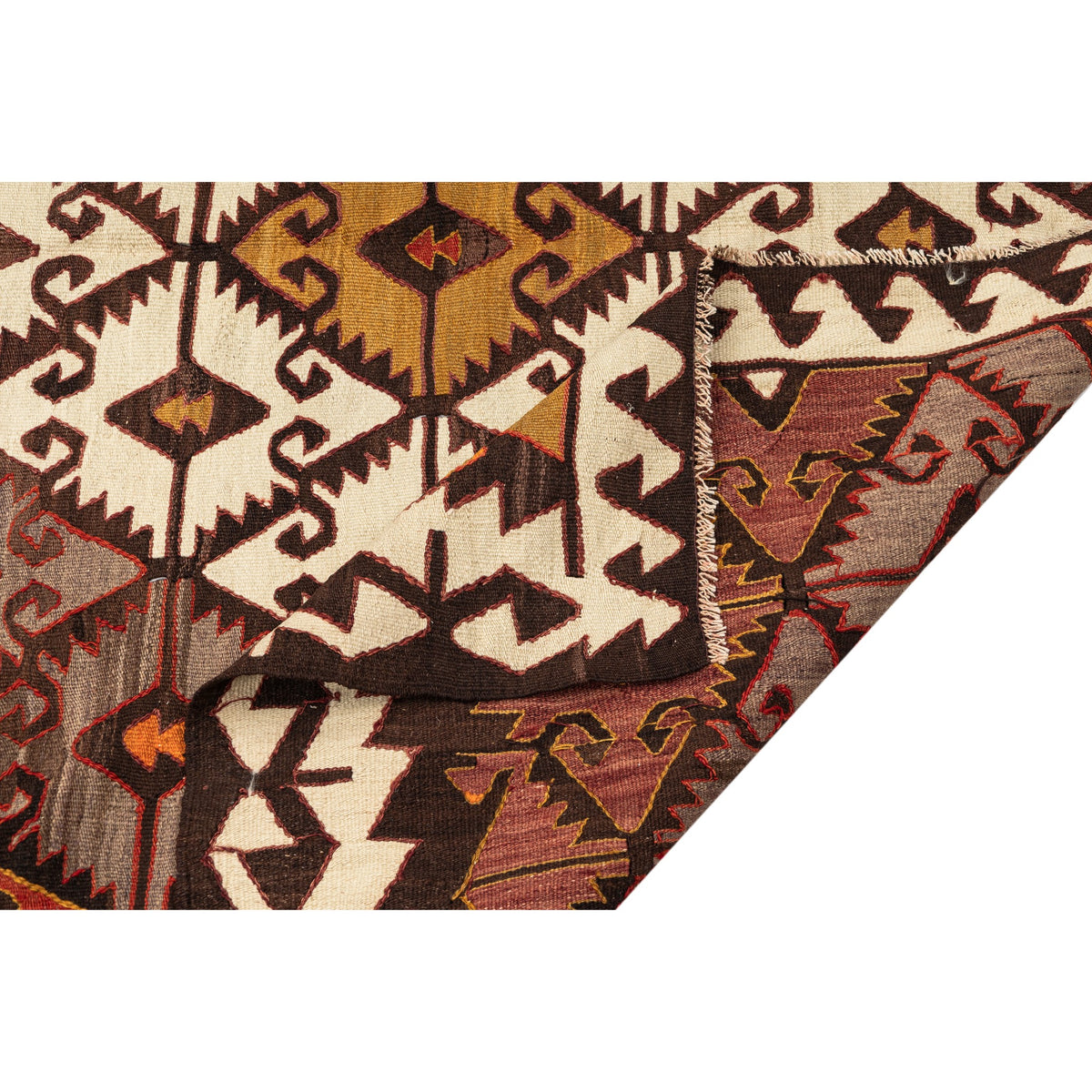 Karonga - (5'2'' x 11'8'') Vintage Turkish Kilim