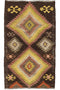 (4'9'' x 7'9'') Handwoven Vintage Kilim Rug