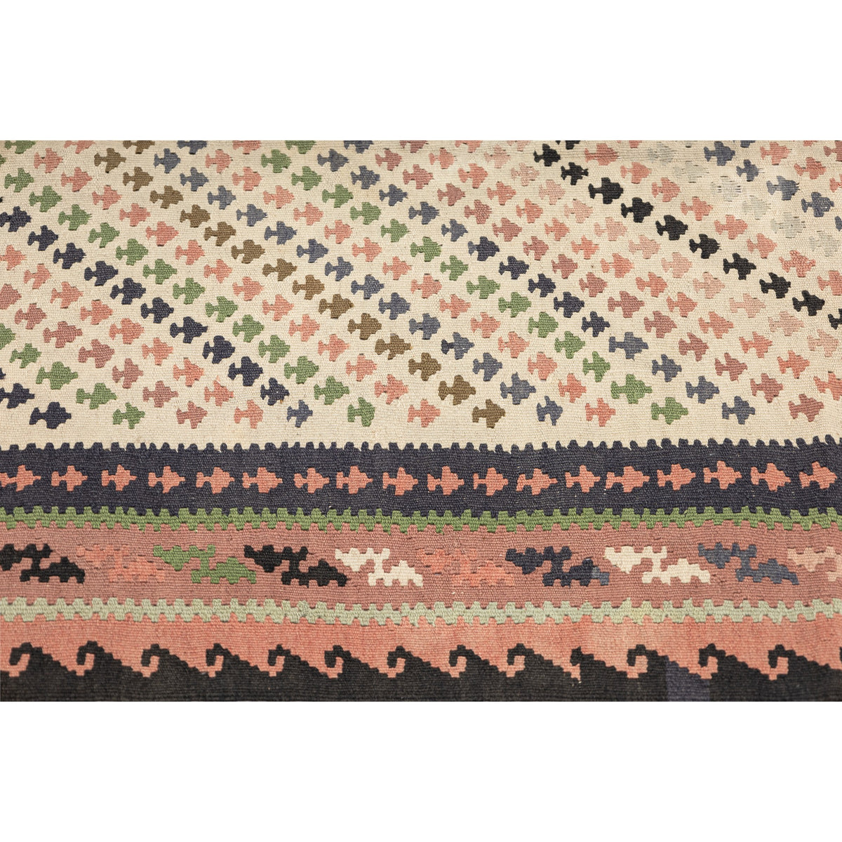 Okahan - (3'4'' x 6'7'') Vintage Turkish Kilim