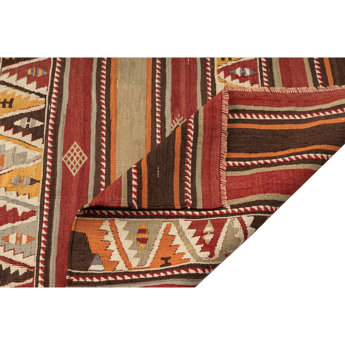 Isale - (6'1'' x 13') Vintage Turkish Kilim