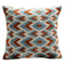 Artisanal Velvet Ikat Lumbar Pillow Case | Handcrafted Decorative Cushion, 16x16" / 40x40 cm