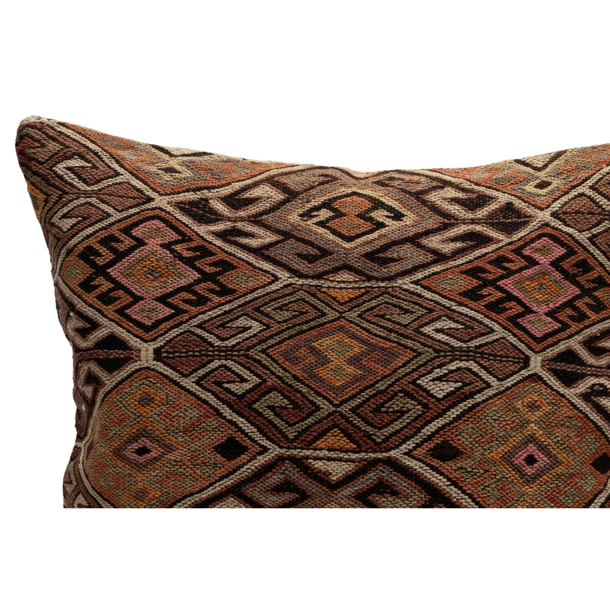 Oriental Handwoven Throw Pillow Cover 20" x 20"