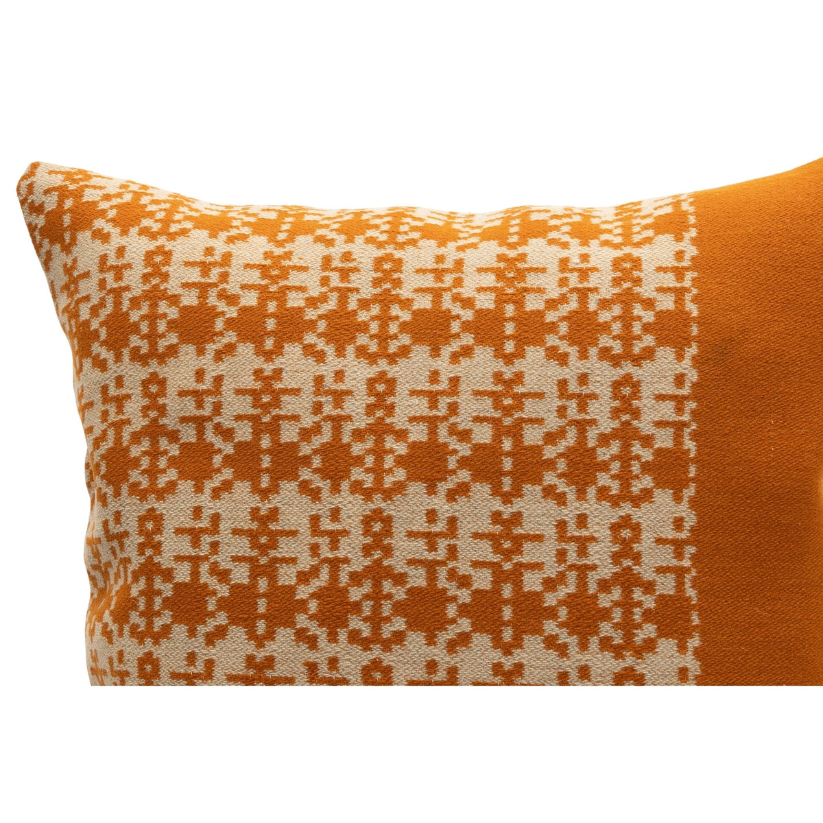 Orange Handwoven Kilim Pillow Cover 20" x 20"