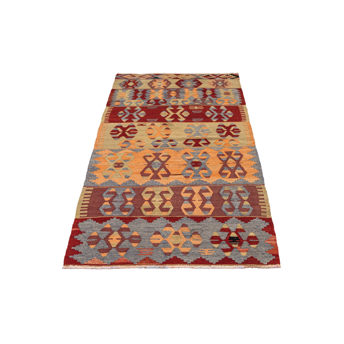 Claren - (2'10'' x 6'2'') Vintage Turkish Kilim