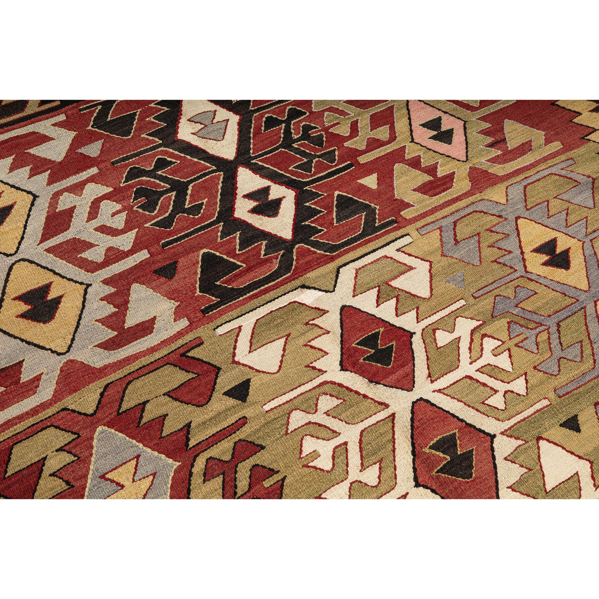 Egedia - (5'9'' x 8'2'') Vintage Turkish Kilim