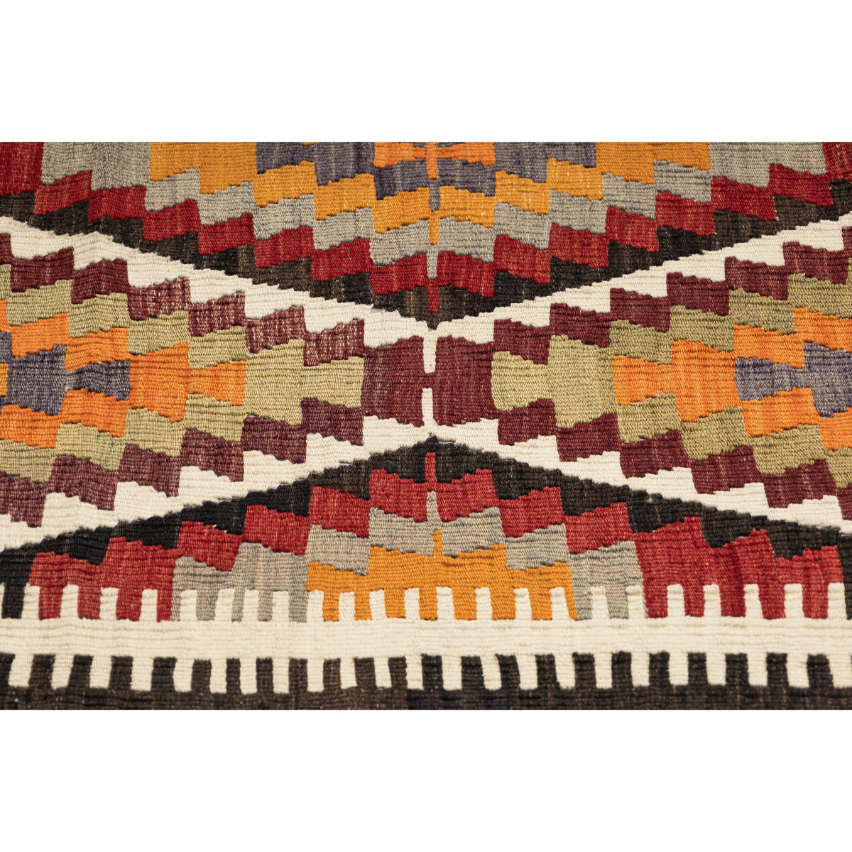 Meleva - (5' x 8'2'') Vintage Turkish Kilim