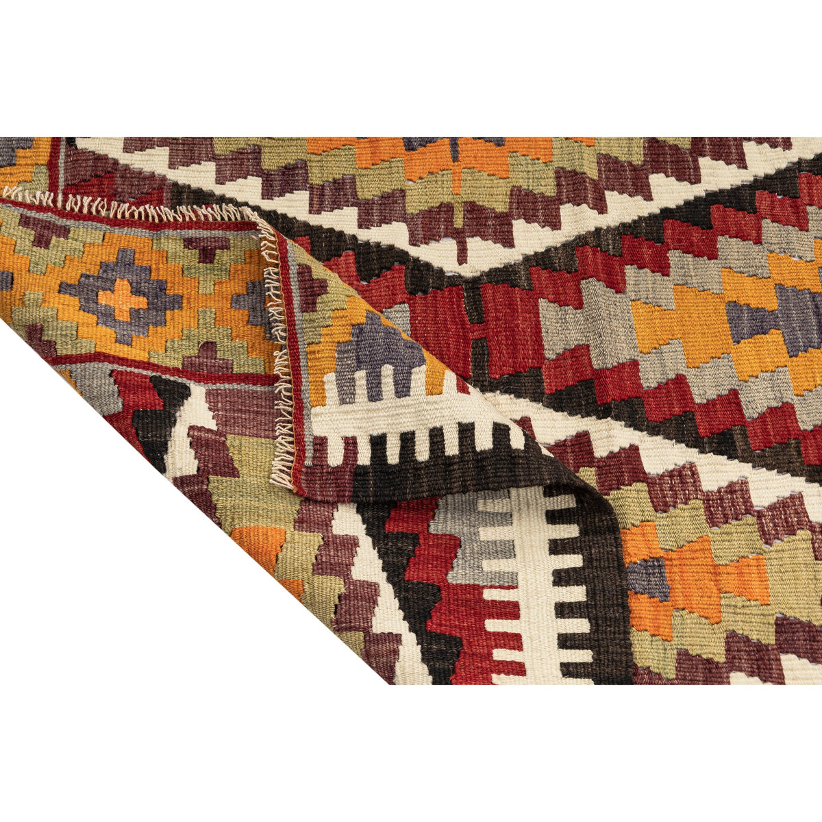 Meleva - (5' x 8'2'') Vintage Turkish Kilim