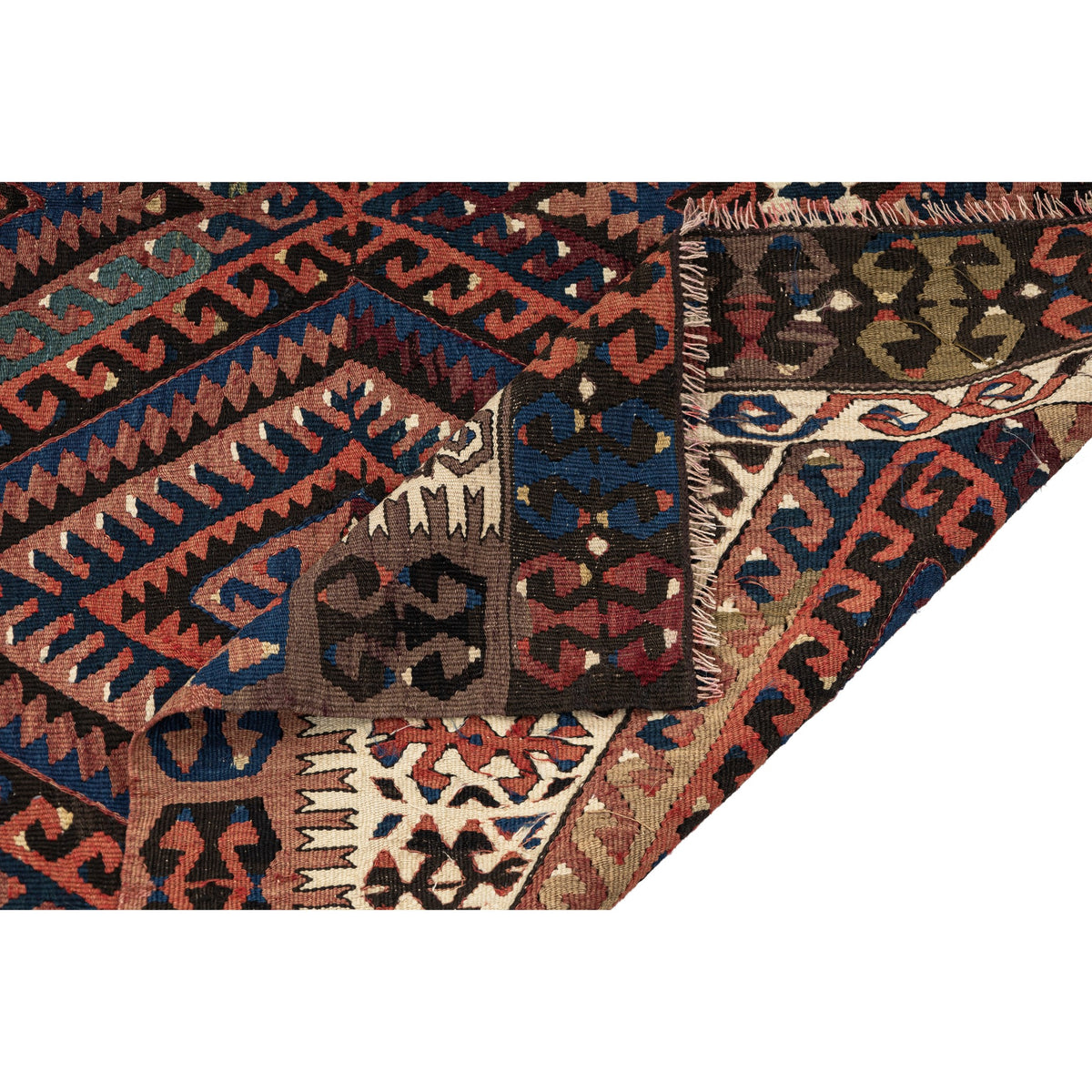 Ganne - (5' x 8'6'') Vintage Turkish Kilim