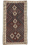 Decorative rug with geometric pattern