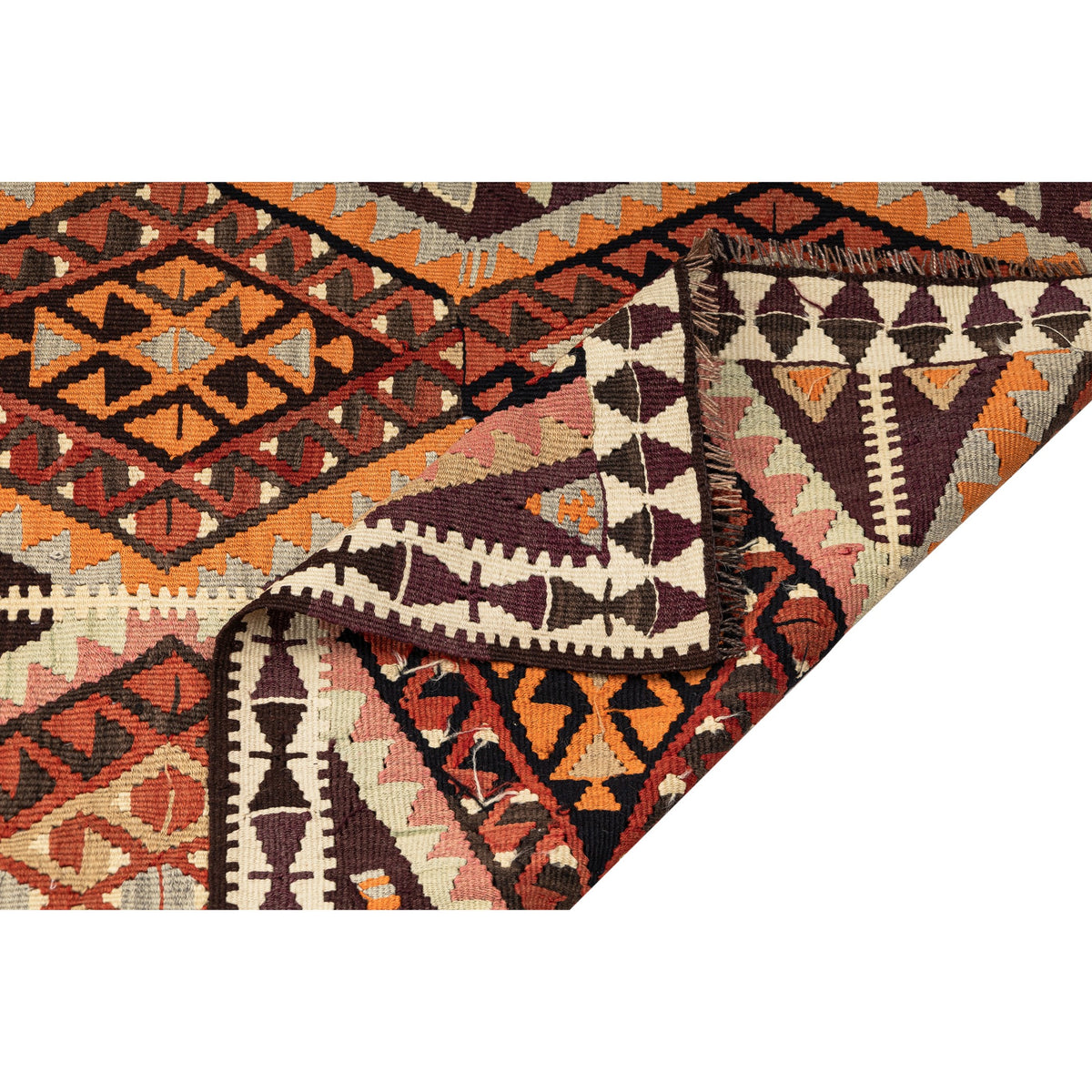 Ermelo - (4'3'' x 13'9'') Vintage Turkish Kilim Runner