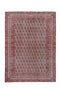 6'8" x 9'9" Vintage Turkish Red Large Rug