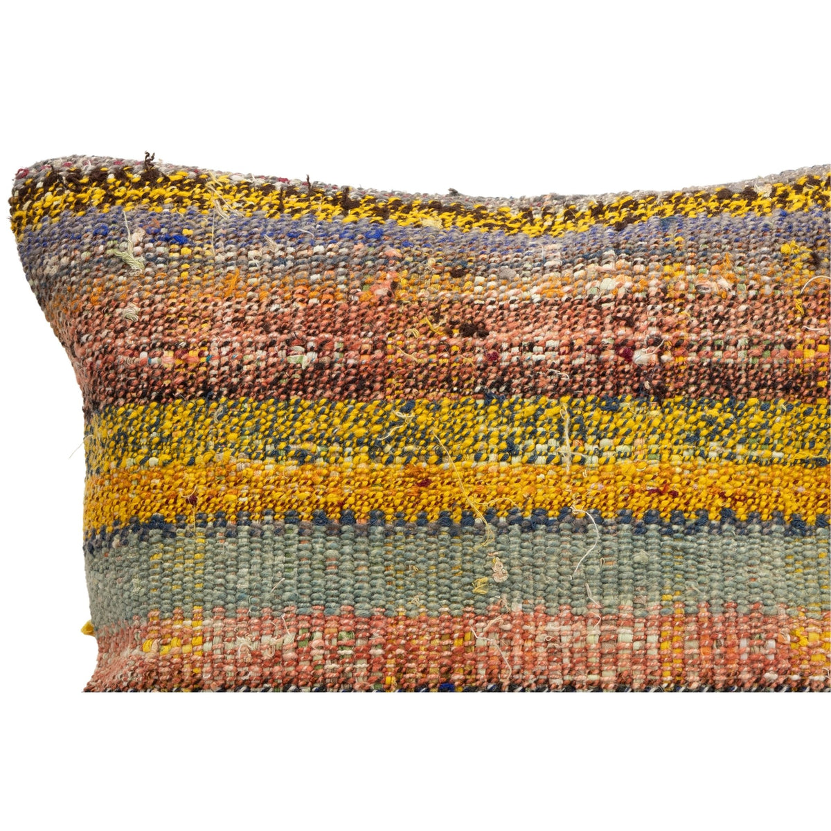 Vintage Handwoven Turkish Kilim Pillow Cover