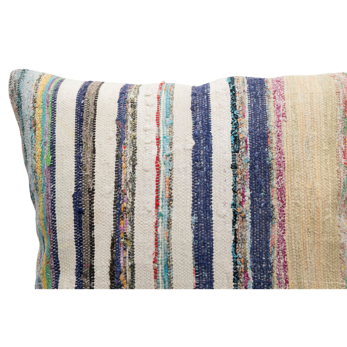 24" x 24" Striped Handmade Kilim Pillow Cover