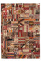 Frenk - (5'5'' x 7'8'') Vintage Patchwork Turkish Kilim