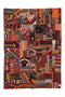(5'5'' x 7'7'') Vintage Patchwork Turkish Kilim
